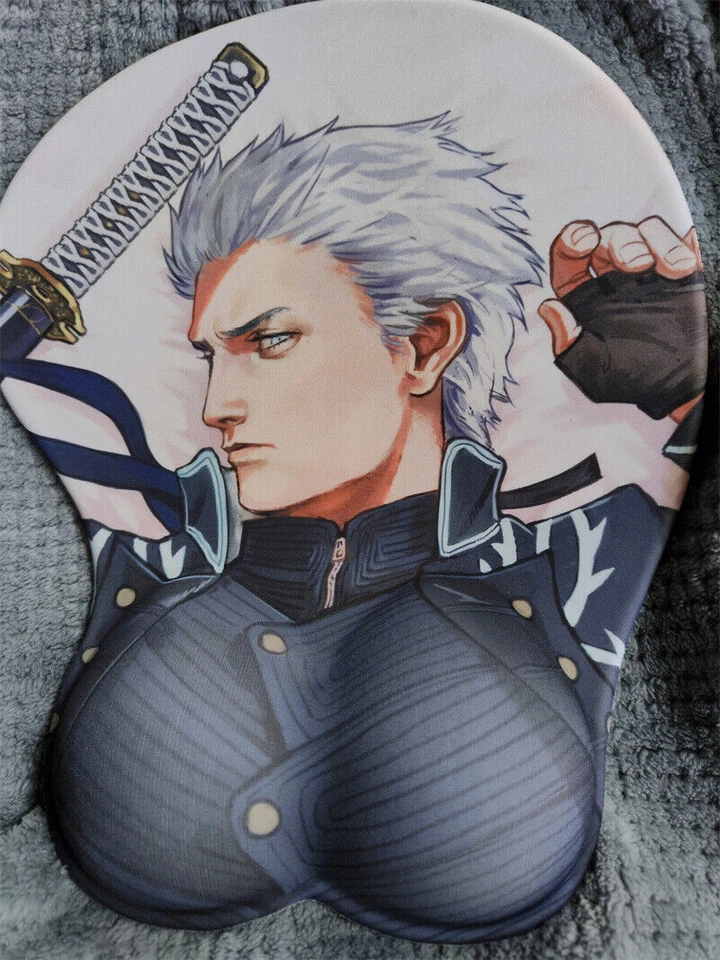 Devil May Cry Vergil Games Wrist Rest Support 3D Silicone Mouse Pad Mousepad NEW - Image 3 of 4