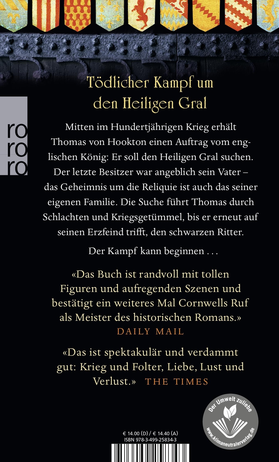 Thumbnail - Die Bücher Vom Heiligen Gral. Der Wanderer Bernard Cornwell