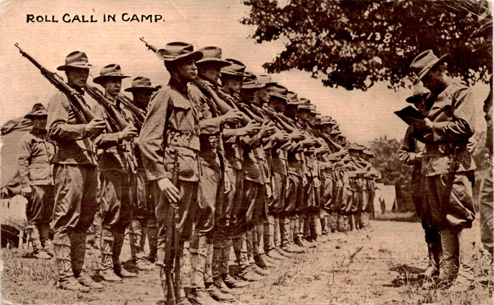 CAMP, Miss. Carrie Herring, Kutztown, Pa, Kraus Mfg. Postcard