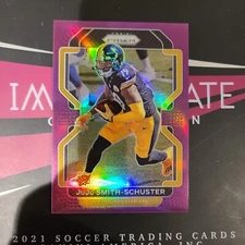 2021 Panini Prizm Purple Prizm #249 JuJu Smith-Schuster #/125