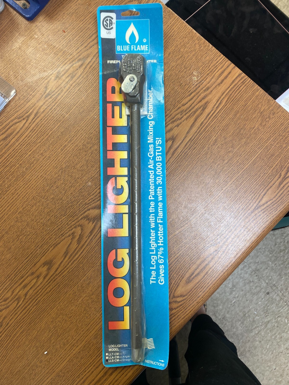 Blue Flame LLS.-CM 19 inch Propane Gas Log Lighter - Straight