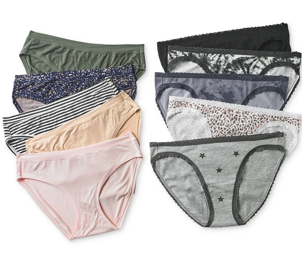 Jenni Intimates Women's Bikini Underwear, Choose Size & Pattern, Volume Discount - Image 2 of 2