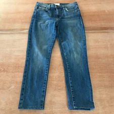 Current/Elliot the High Waist Stiletto Divina Jeans Women 26 Blue Mid Rise