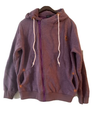 Daysoft Purple Fleeced Hooded Sweatshirt XL