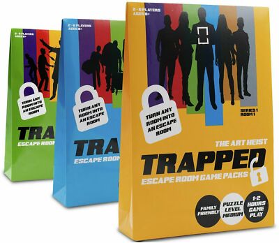 Trapped Escape Room Game: Bank Job – Family-Friendly Puzzle Game For 2-6 Players (Age 8+)