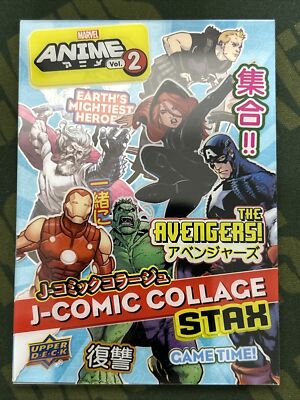 2023 Marvel Anime STAX Full Set 3 Card Bottom Middle Top Avengers #MS-2 ABC