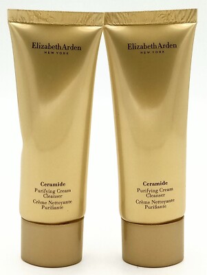 Elizabeth Arden Ceramide Purifying Cream Cleanser 1.7 fl. oz. (Lot of 2)