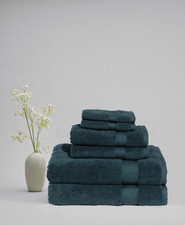 Signature Solid Green 6 Piece Towel Set