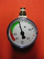 "Unterdruckmanometer Ø 50Mm Radial 1/8\" -0,7-+0,9 Bar Afriso G1/4\" Manometer"