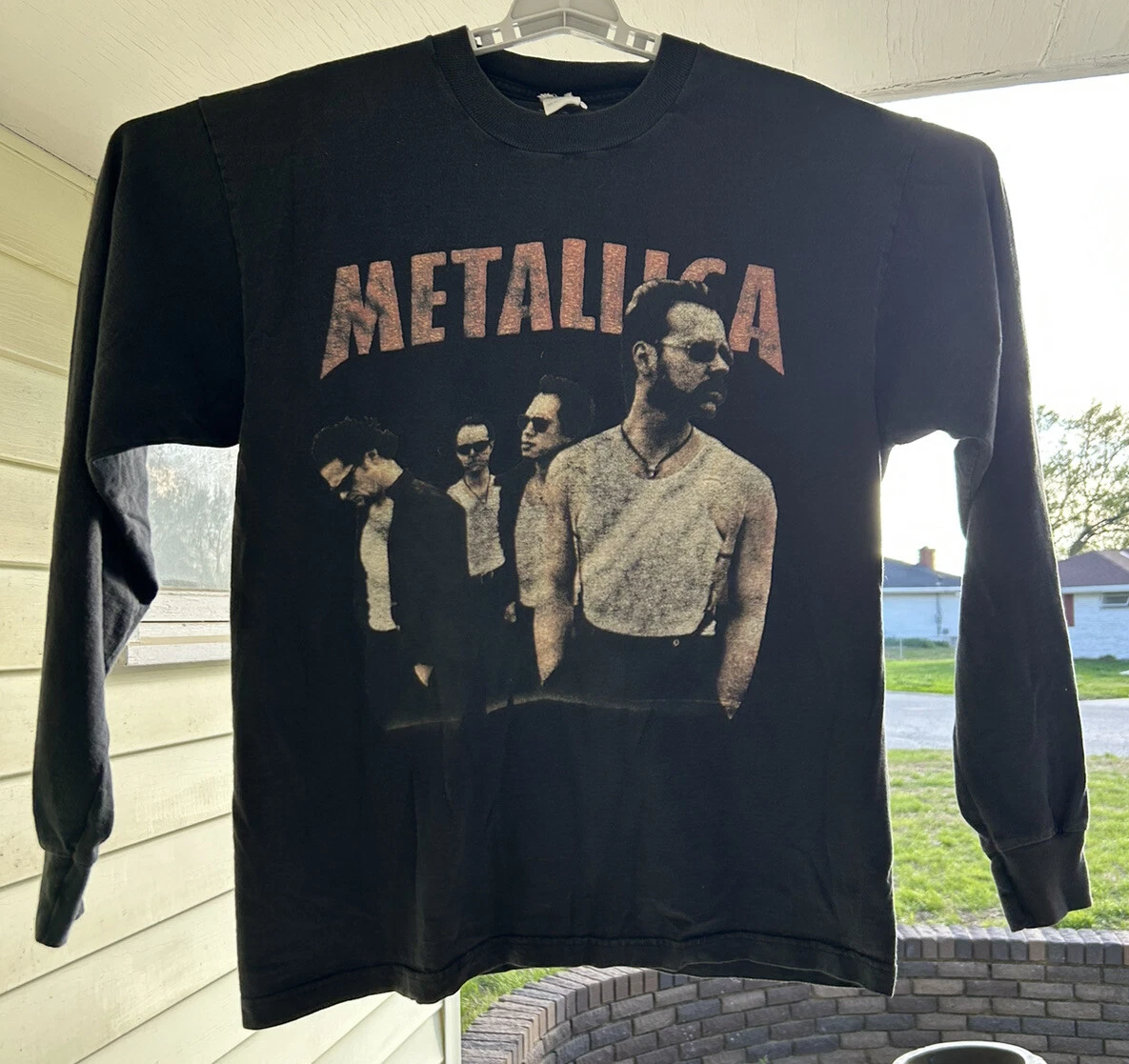 VTG Metallica Long Sleeve T Shirt 1997 Load World Tour XL 90s See