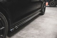 Maxton Design Seitenschweller Ansatz (Paar) Passend FüR VW Golf 7 GTI TCR Schwar
