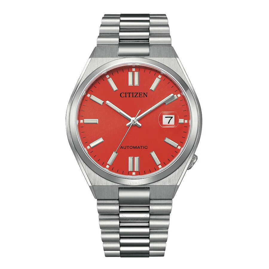 Citizen NJ0158 89W Sapphire Automatic Blazing Red Dial Men s Watch