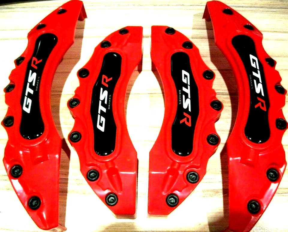 KIT JUEGO FUNDAS PINZA FRENO PARA SUBARU DELANTERO TRASERO SUV ROJO Forester para Isuzu GT Foto 3 de 4