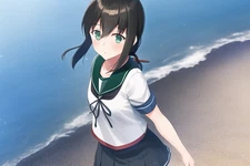 Anime Girls Ai Art Kantai Collection Fubuki  Gaming Mat Desk 10829