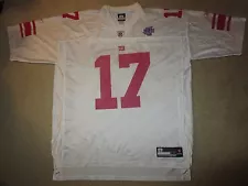 Plaxico Burress #17 New York Giants NFL Super Bowl Reebok Jersey 2XL XXL