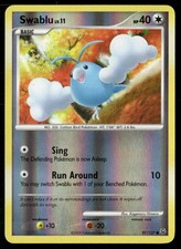 SWABLU 97/127 COMMON PLATINUM POKEMON REVERSE HOLO LP