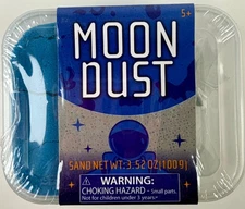 Toysmith Blue Moon Dust Magic Sand Play Set Blue w/ 2 Spacemen – New Sealed