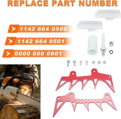 Dual Felling Dogs Bumper Spikes Set For Stihl MS500i MS462 MS362