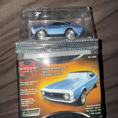 XMODS MICRO RC EXPERIENCE 1967 CHEVY CAMARO BLUE NEW IN SEALED BOX A21