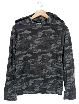 MONROW Kapuzensweatshirt Damen Sweat Gr. DE 36 hellgrau Casual-Look