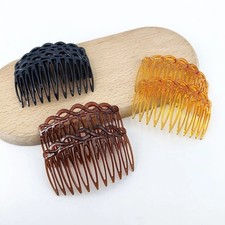 French Hair Side Combs Set - Plastic Twist Comb Hair Clip Accessories f