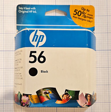 HP 56 Black Genuine/Original Inkjet Ink Cartridge C6656AN For HP Printers