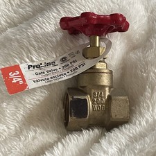 Mosiężny zawór bramowy, Proline, gwintowany, 3/4" 200 WOG