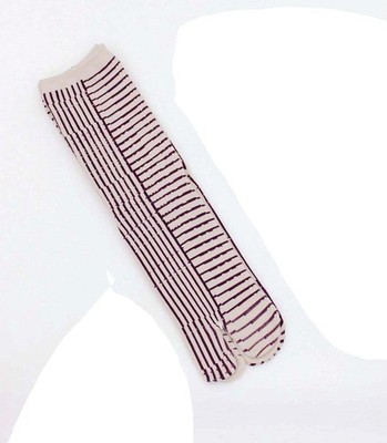 Tabi-JI Clapping Sticks Stripe Design Japanese Split Toe Tabi Socks