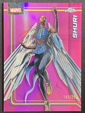 Shuri 2026 Topps Chrome Marvel Comics Pink Refractor Base /250 #154