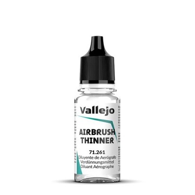 Vallejo - Airbrush Thinner for Acrylic Paints 0.6 Fl Oz (Pack of 1), Thinners 