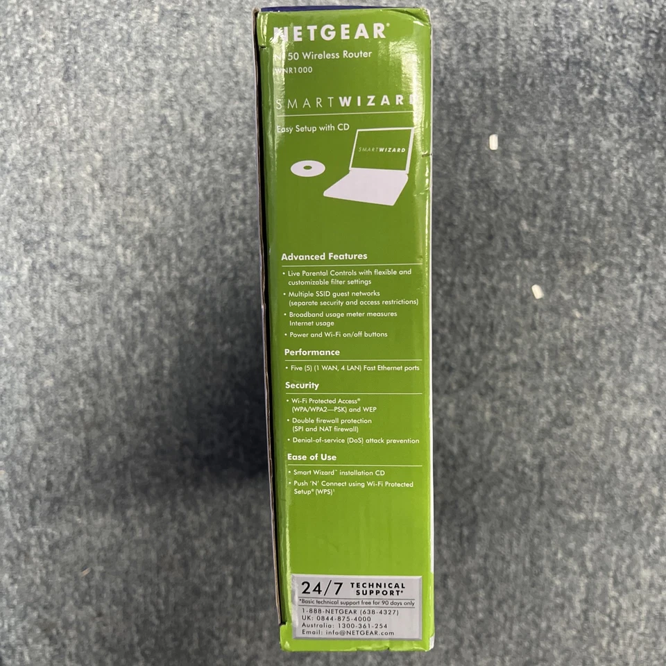 Netgear N150 150 Mbps 4-Port 10/100 Wireless N Router (WNR1000) - Image 2 of 4