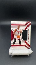 2023 Panini National Treasures Bam Adebayo Threads Patch Red Int'l /24 #19642 MC