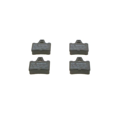 Plaquettes de frein Bosch 0986460958 à haute friction acoustique silencieuse