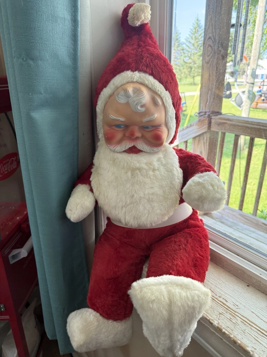 Vintage Rubber Santa for sale | eBay