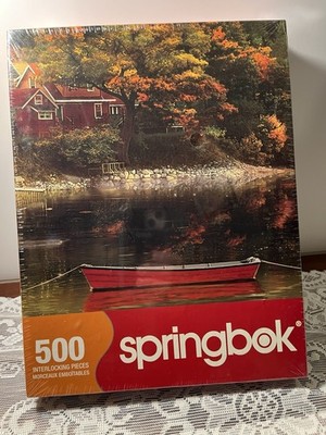 Springbok 500 Piece Jigsaw Puzzle Vintage 2008 Autumn Cove Brand New