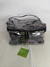 VERA BRADLEY 4 Pc Travel Cosmetic Set KIEV PAISLEY Make-Up Organizer NWT 19812