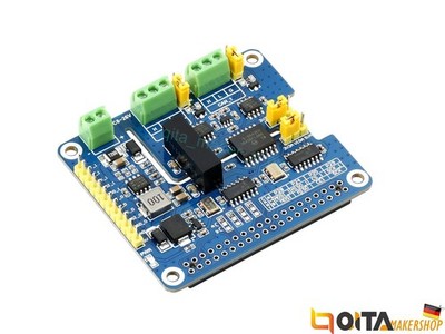 WaveShare 2-Kanal CAN FD Expansion HAT für Raspberry Pi,ESD-Schutz, 3.3V/5V, SPI