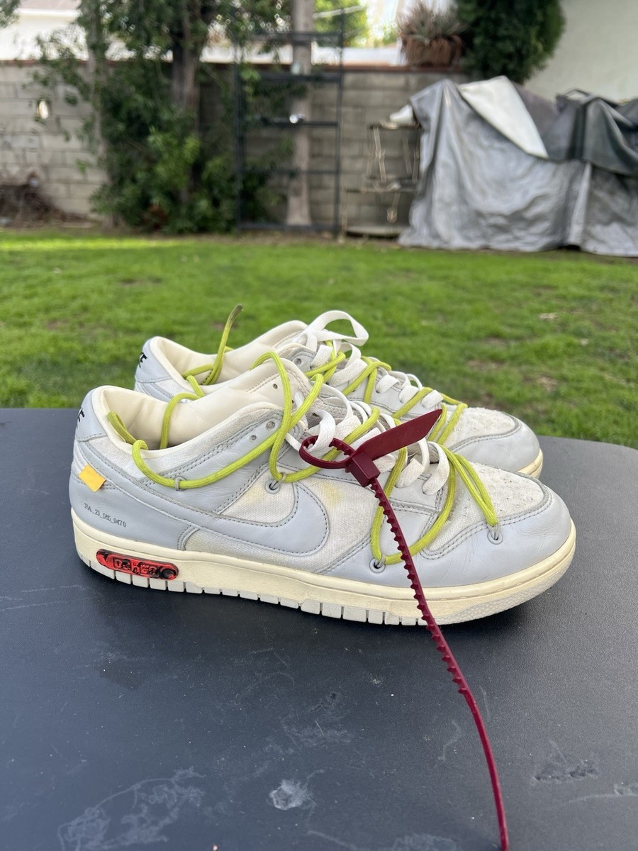 Nike Off-White Dunk Low Lot 08 of 50 - Size 10.5M - DM1602  display picture 1
