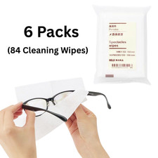 MUJI Glasses Cleaning Wipes 84 Sheets 6 Packs Japan