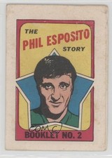 1971-72 O-Pee-Chee Booklet English Phil Esposito #2 HOF f7j