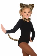 Plush Leopard Animal Child Costume Kit