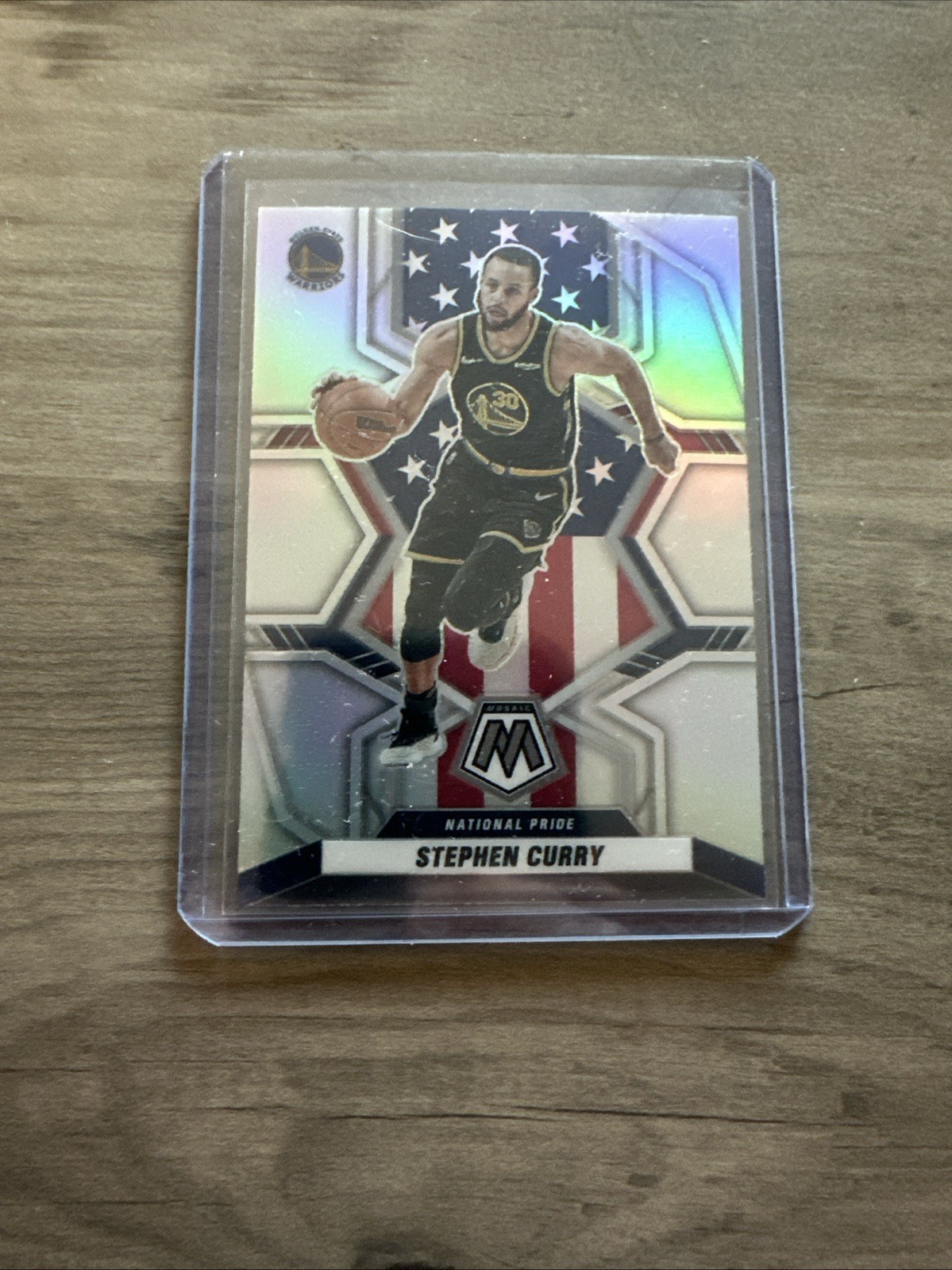 2021-2022 Mosaic Silver Prizm #247 Stephen Curry - Warriors