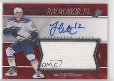 2014-15 SPx Spectrum Red Rookie Jersey Level 2 13/249 Jori Lehtera #180 Auto 0a6