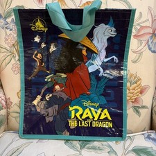 Disney Store Raya and the Last Dragon Tote Bag - Open Dimensions are 13x15x6in.