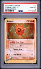 2003 POKEMON EX SANDSTORM #13 SOLROCK-HOLO PSA 8 SWIRL!!! on eBay