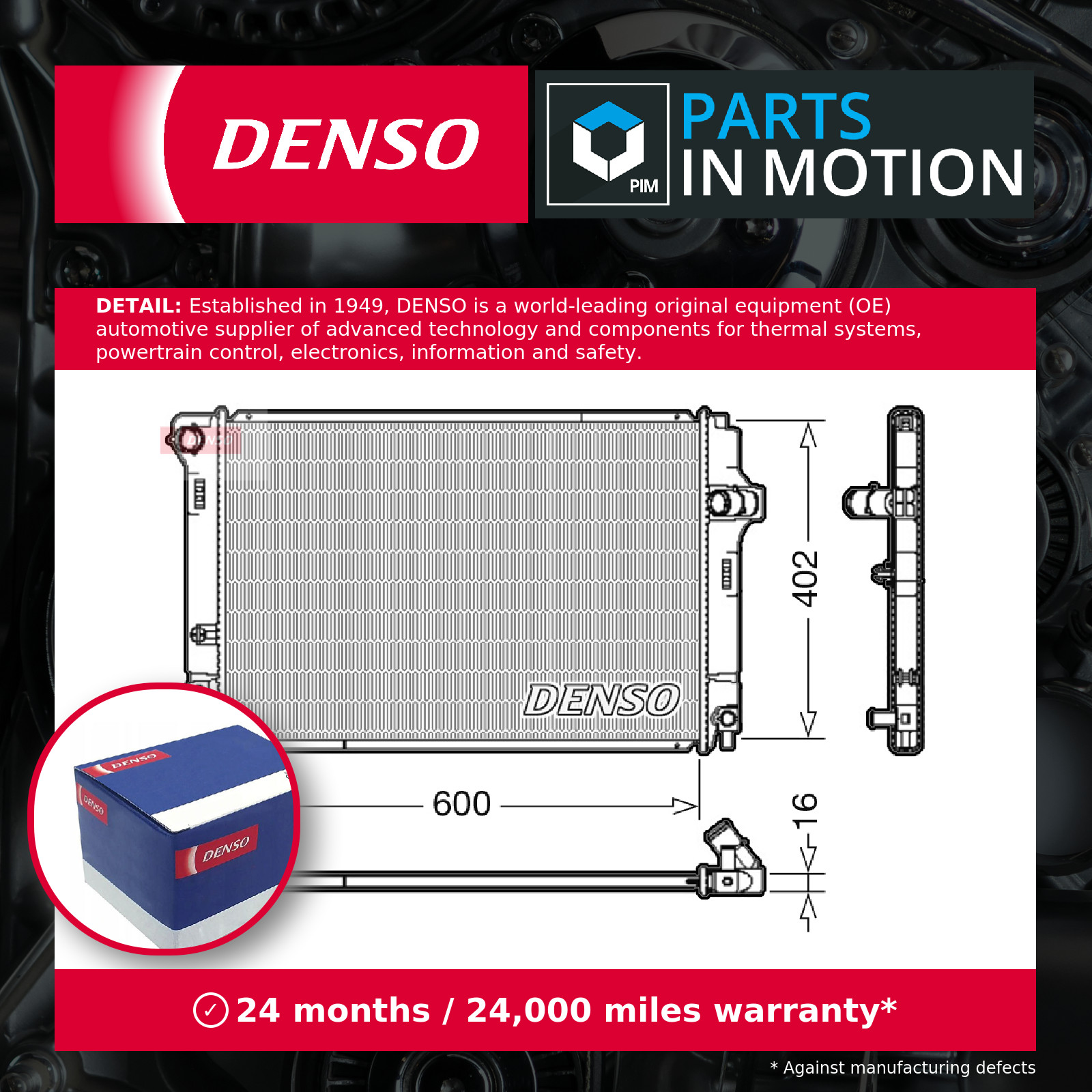 Denso Drm50089 Engine Cooling Radiator - Image 3
