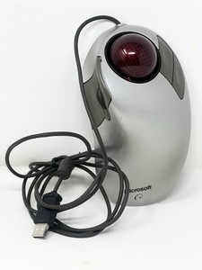 Microsoft Trackball Explorer 1.0 Mouse PS2/USB Compatible Tested Works!