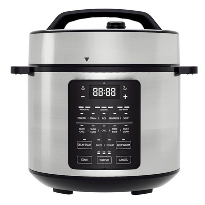 6 Quart 7-in-1 Instant Electric Pressure Cooker Multi-Function Stainless Steel