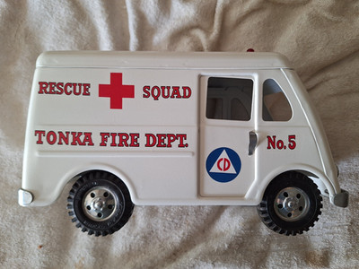 Tonka Rescue Squad Truck - 1956