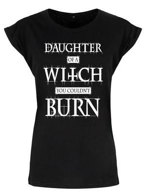 Daughter Of A Witch You Couldn't Burn Damen Premium T-Shirt schwarz
